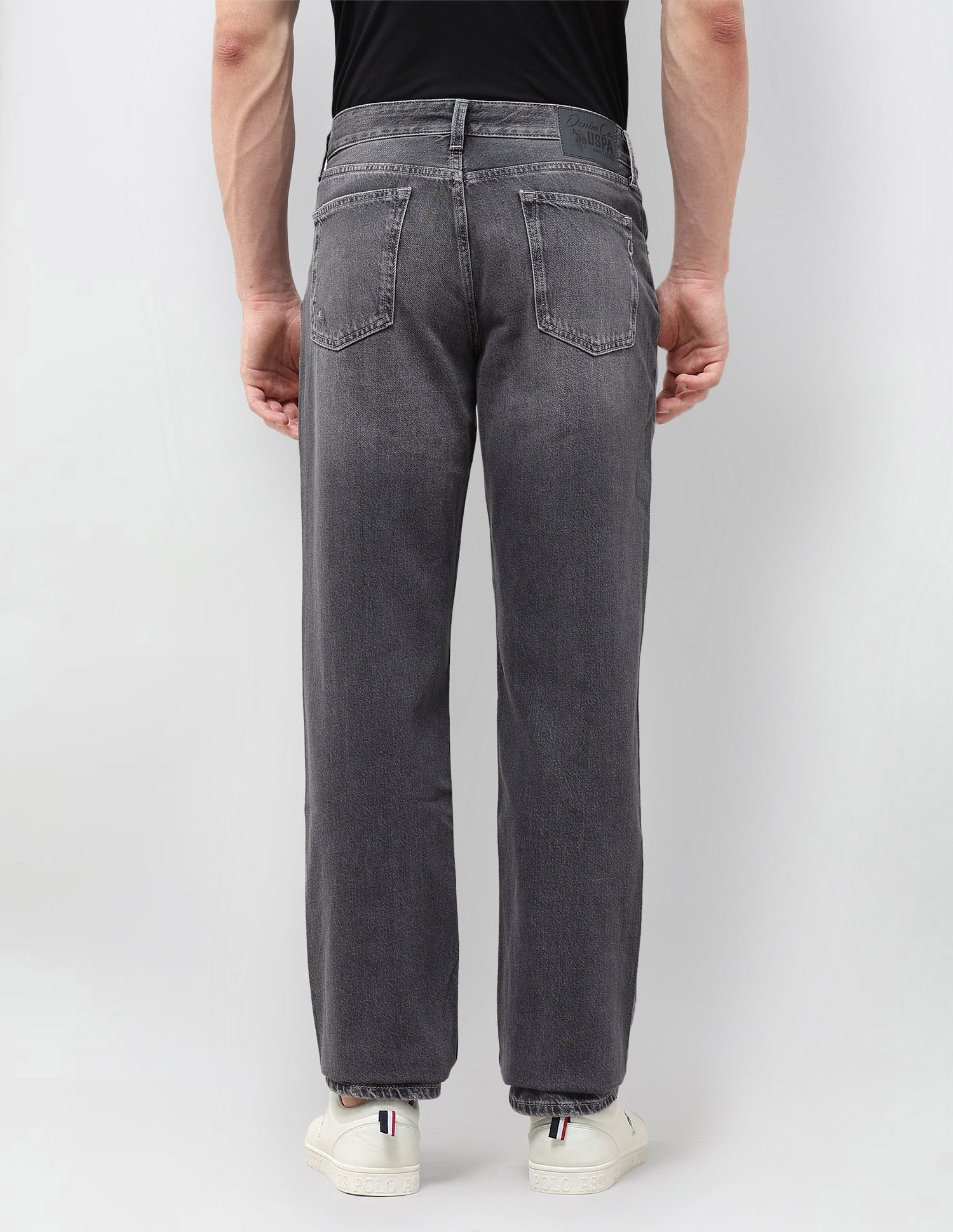 POLO JEANS COMPANY グレー ペインターデニム Buy U.S. Polo Assn. Denim Co. Shawn Relaxed Fit Grey Jeans - NNNOW.com