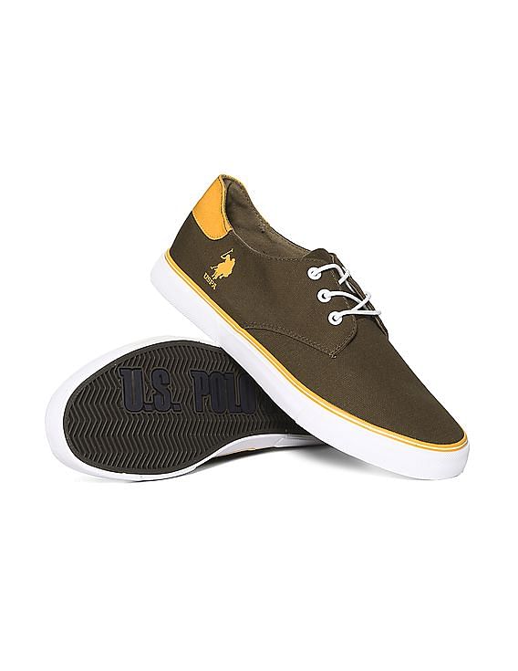 U.S. Polo Assn. Contrast Sole Canvas Nez Sneakers
