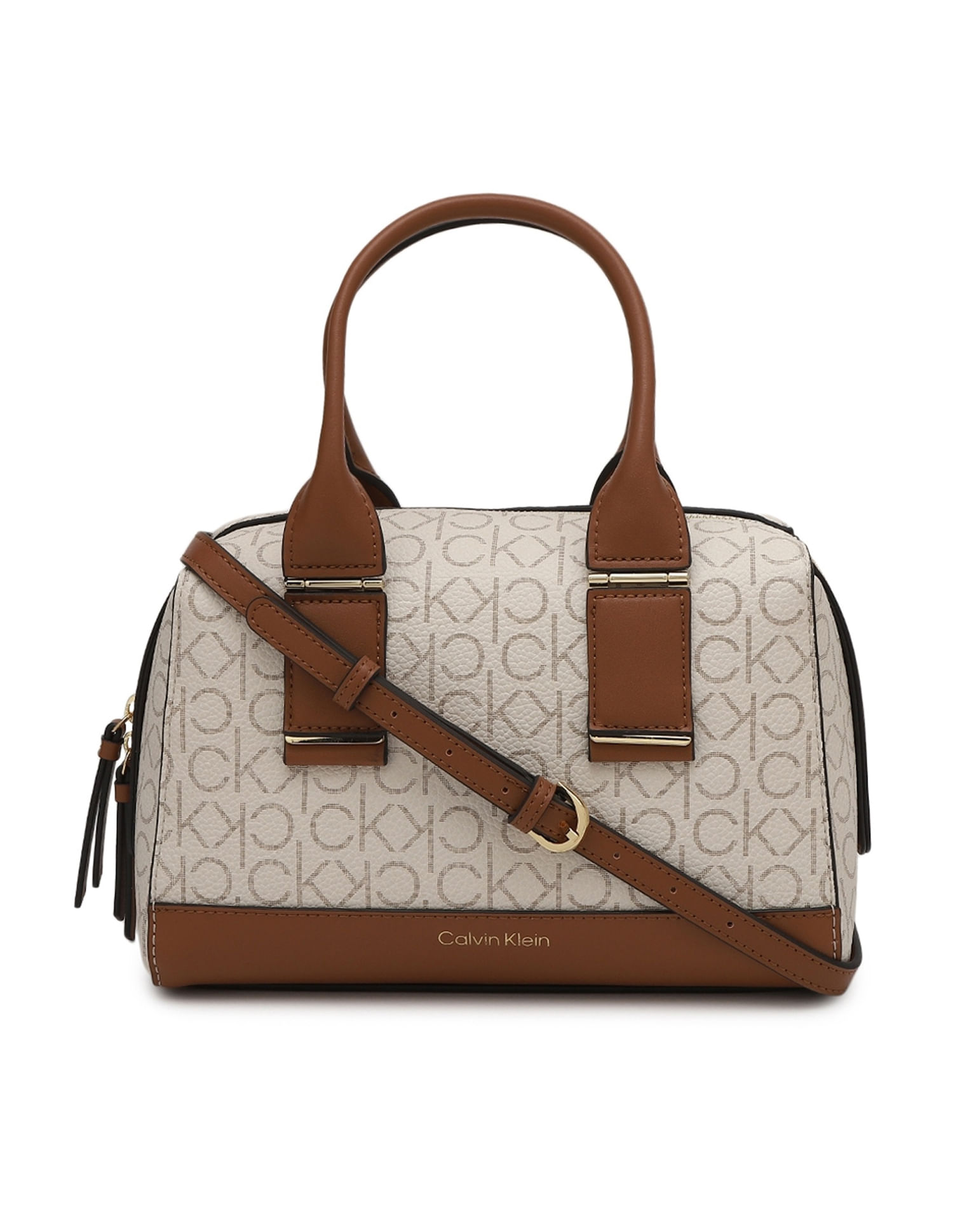 Buy Calvin Klein Logo White Pvc Handbag