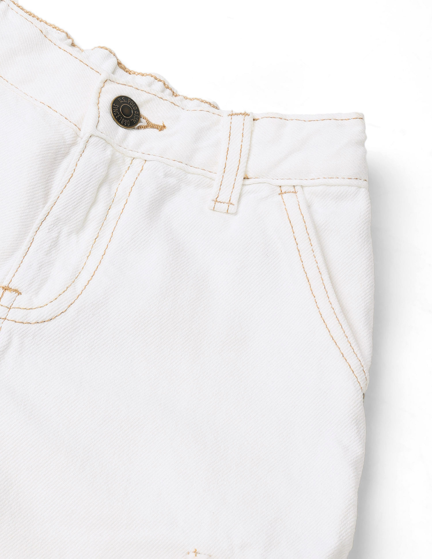 U.S. Polo Assn. Kids Boys Mid Rise Baggy Fit Jeans
