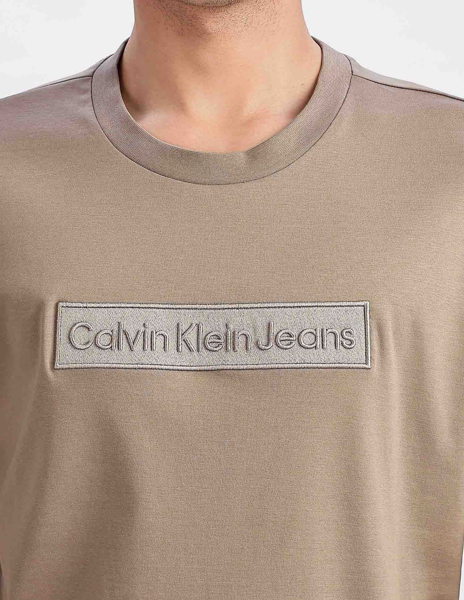 Calvin Klein Jeans Logo Regular Fit Cotton T-Shirt