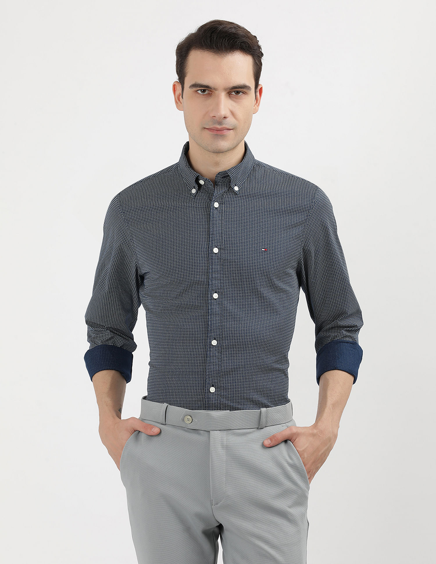 Tommy Hilfiger Sustainable Geometric Print Shirt