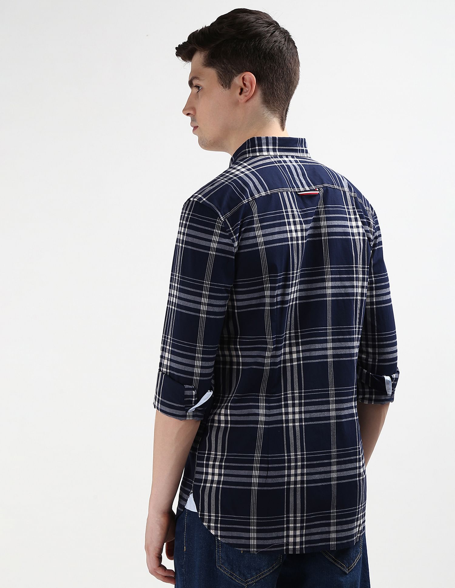 Tommy Hilfiger Stretch Checked Regular Fit Shirt