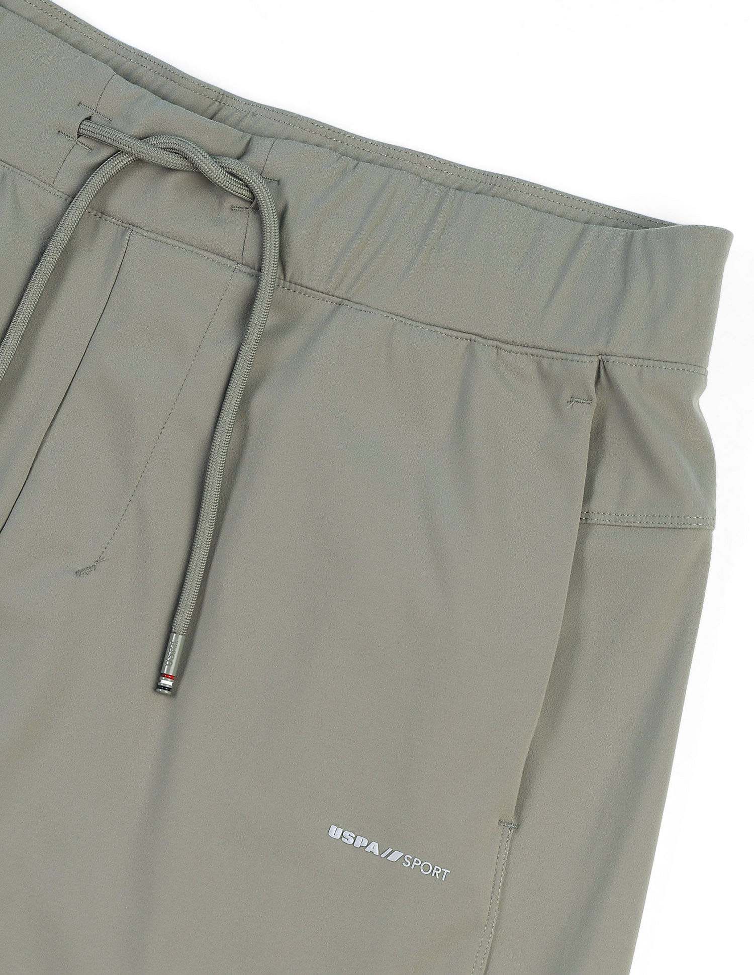 USPA Active Solid Slim Fit Active Shorts