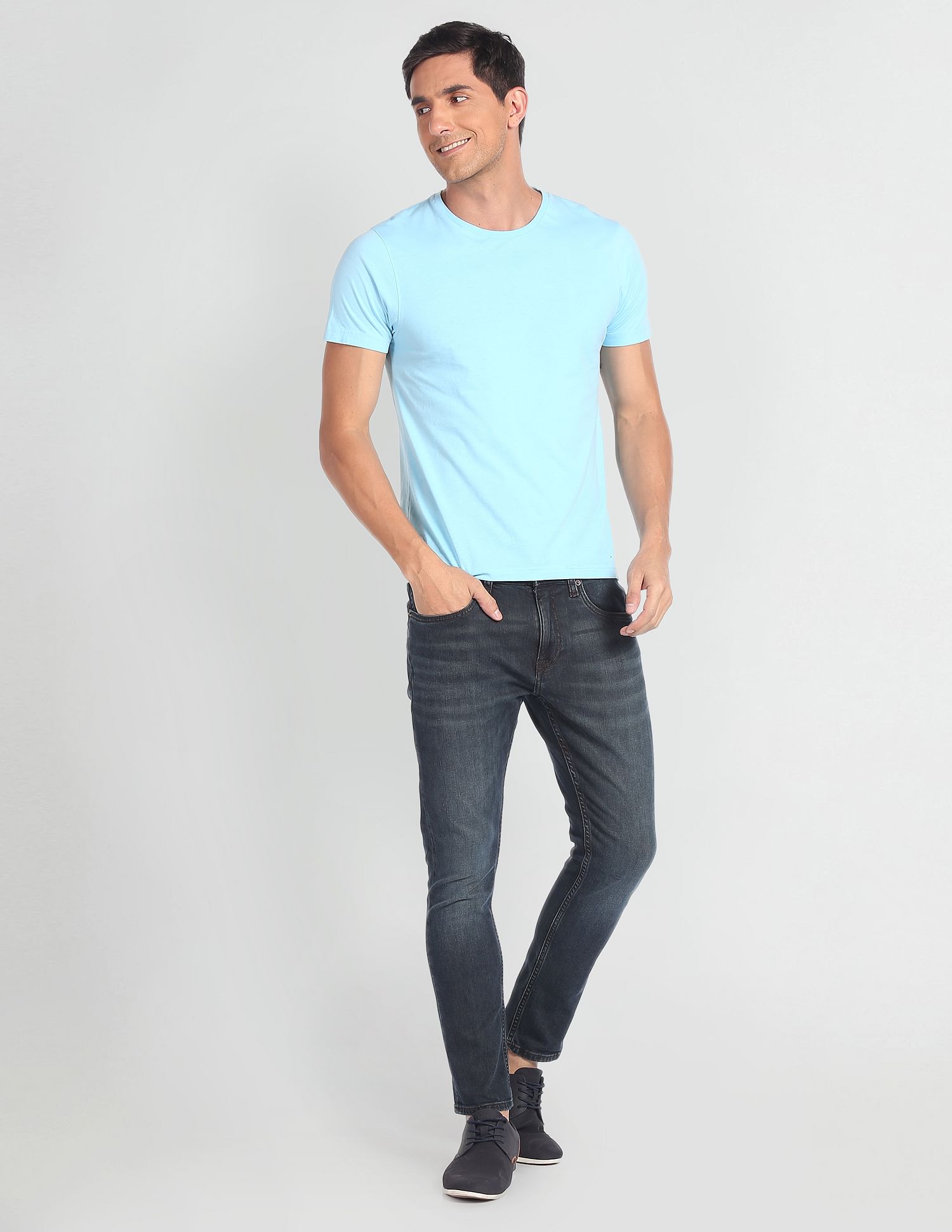 U.S. Polo Assn. Denim Co. Henry Cropped Fit Blue Jeans