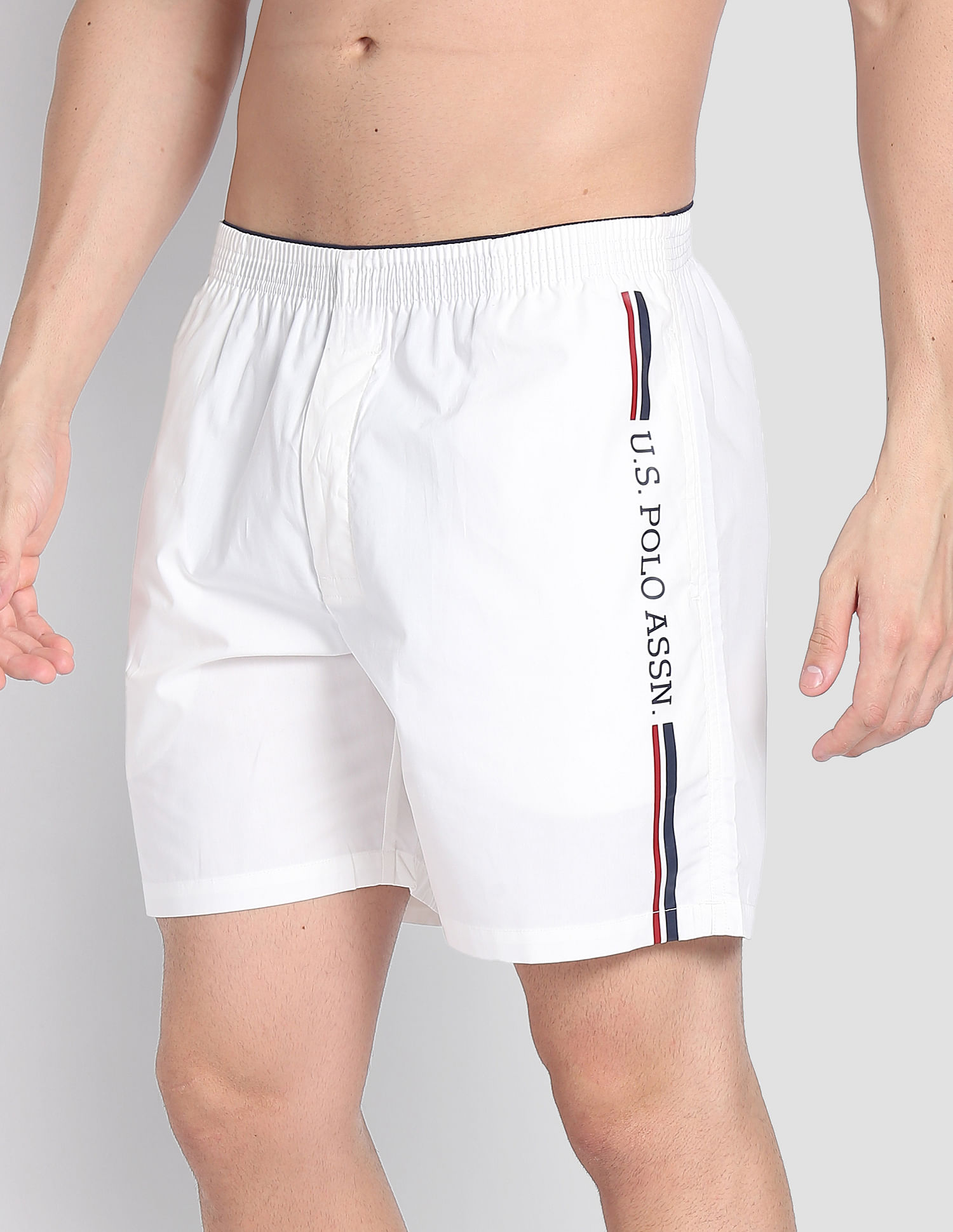 USPA Innerwear Brand Stripe Dual Pocket IYAX Boxers - Pack Of 1