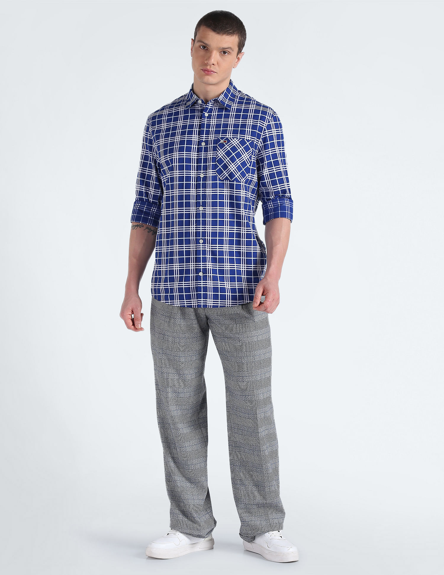 Tommy Hilfiger Sustainable Tartan Check Twill Shirt