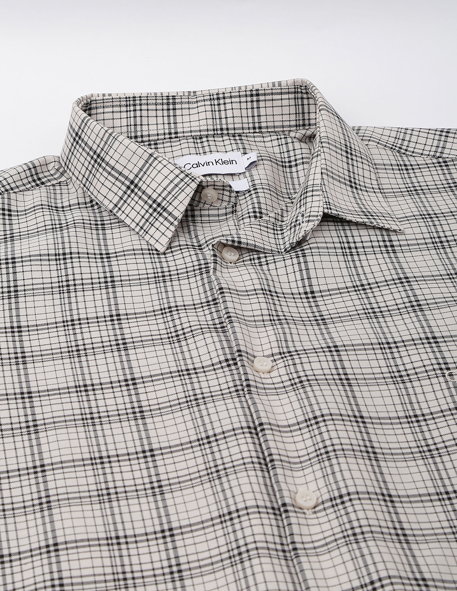 Calvin Klein Madras Check Casual Shirt