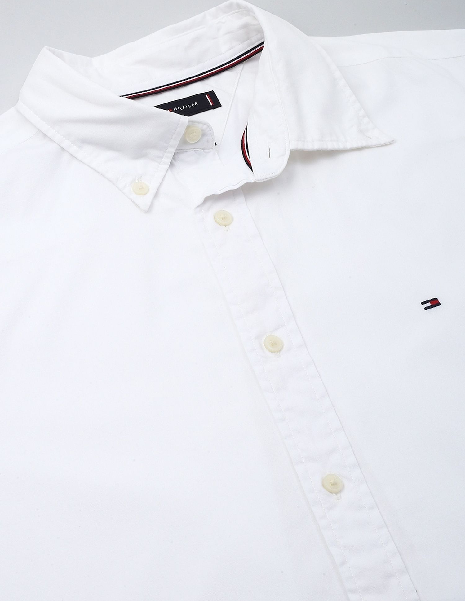 Tommy Hilfiger Solid Regular-Fit Poplin Woven Shirt