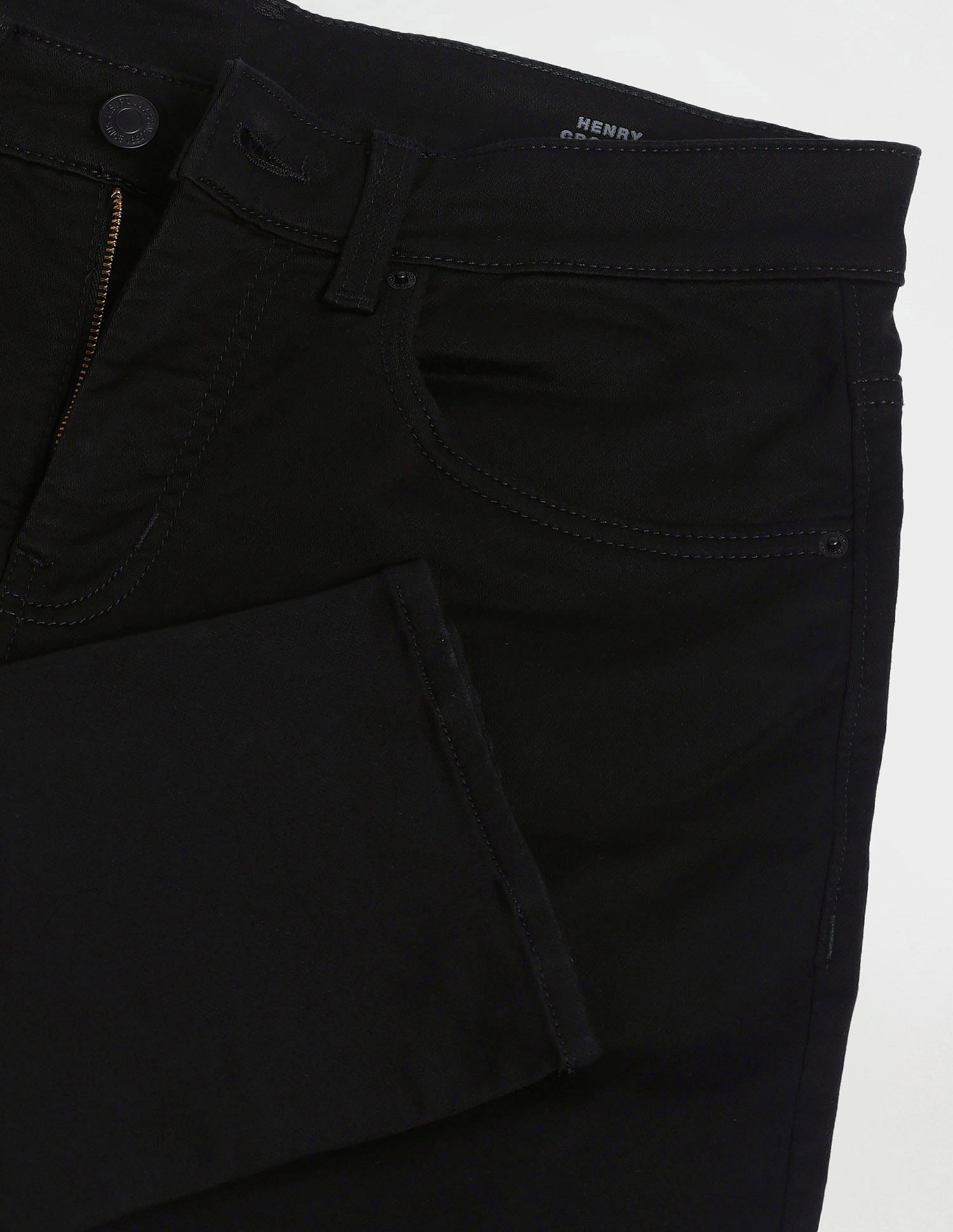 U.S. Polo Assn. Denim Co. Henry Tapered Cropped Fit Black Jeans