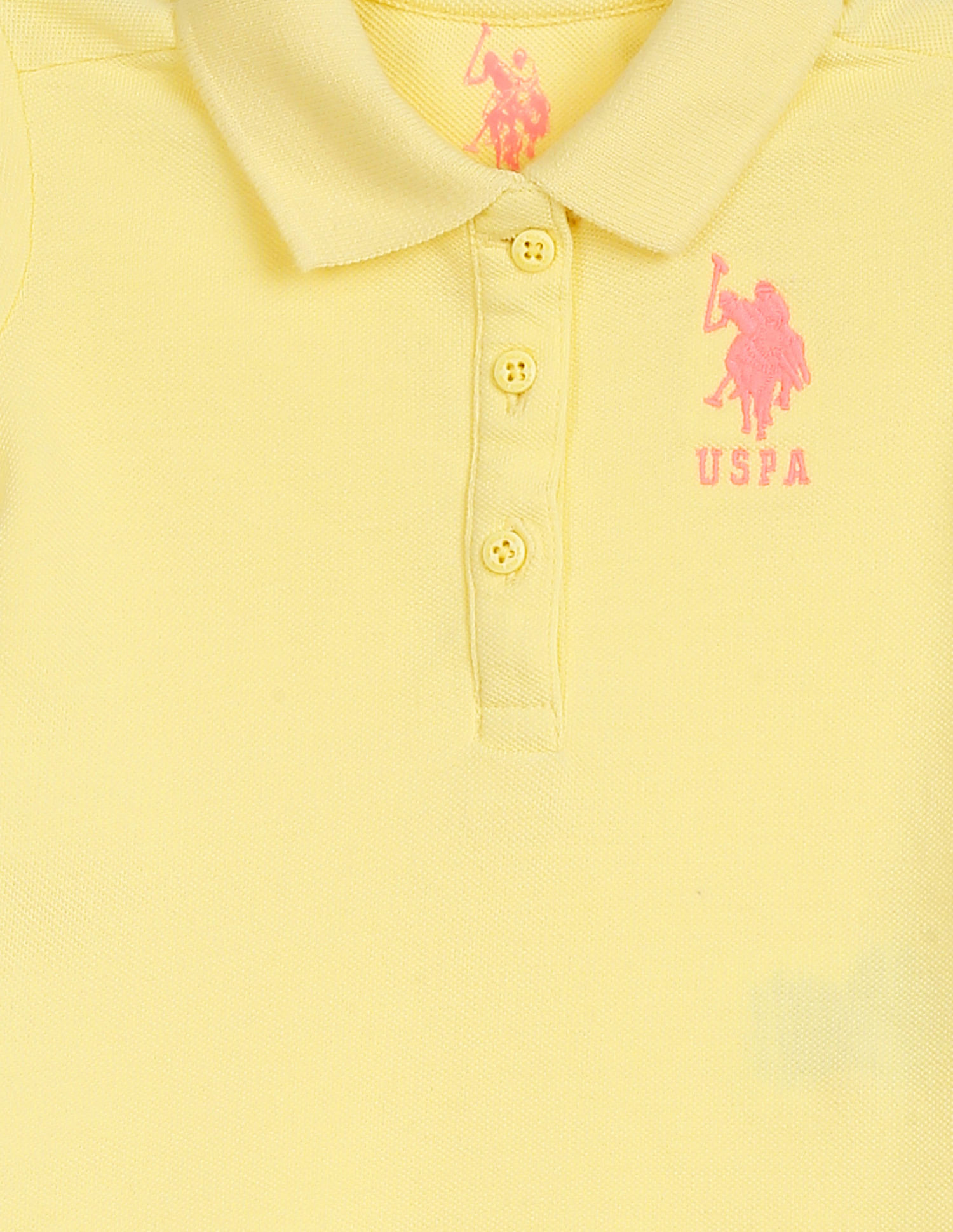 U.S. Polo Assn. Kids Puff Sleeve Cotton Polo Shirt