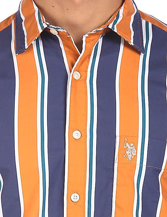 U.S. Polo Assn. Cotton Striped Casual Shirt