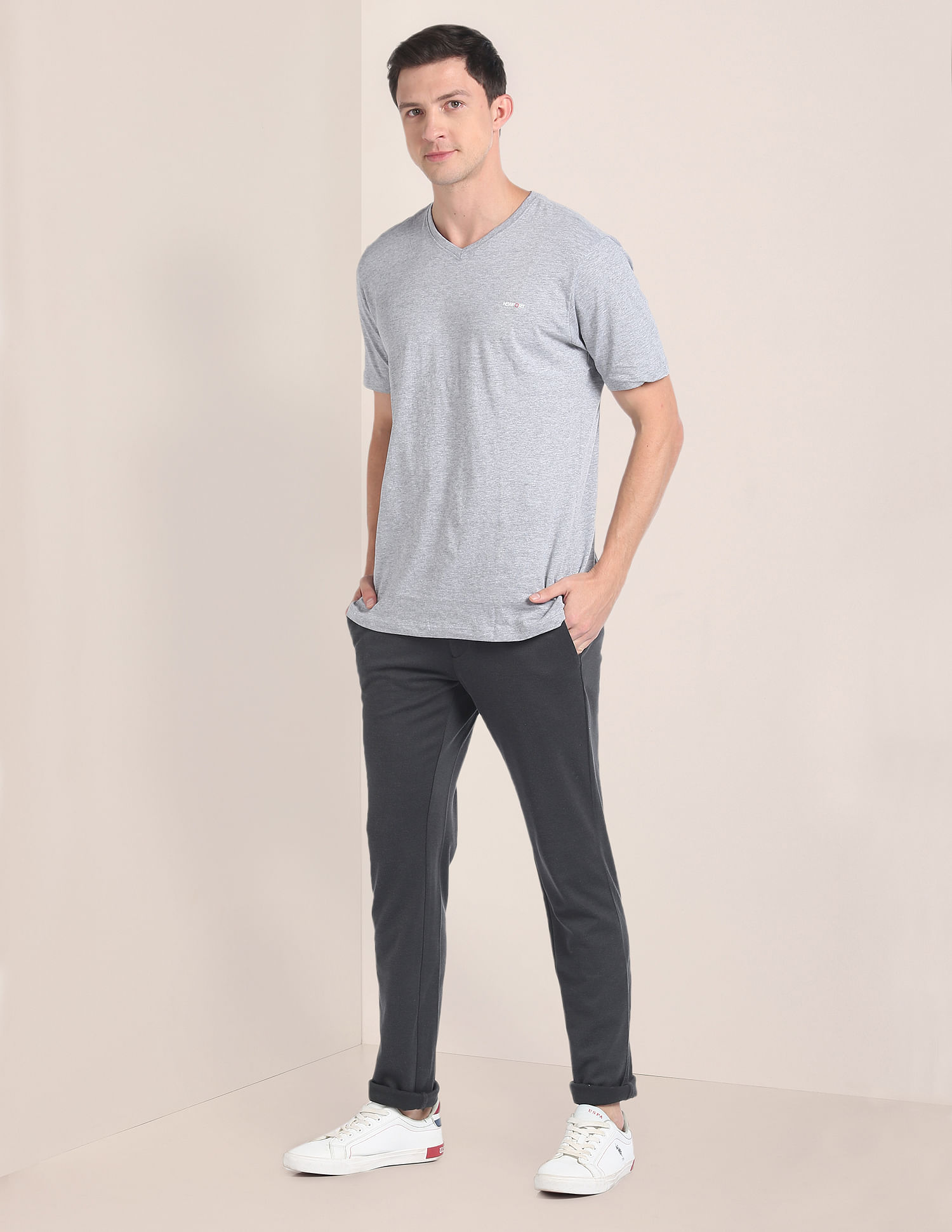 U.S. Polo Assn. Austin Trim Regular Fit Knit Trousers