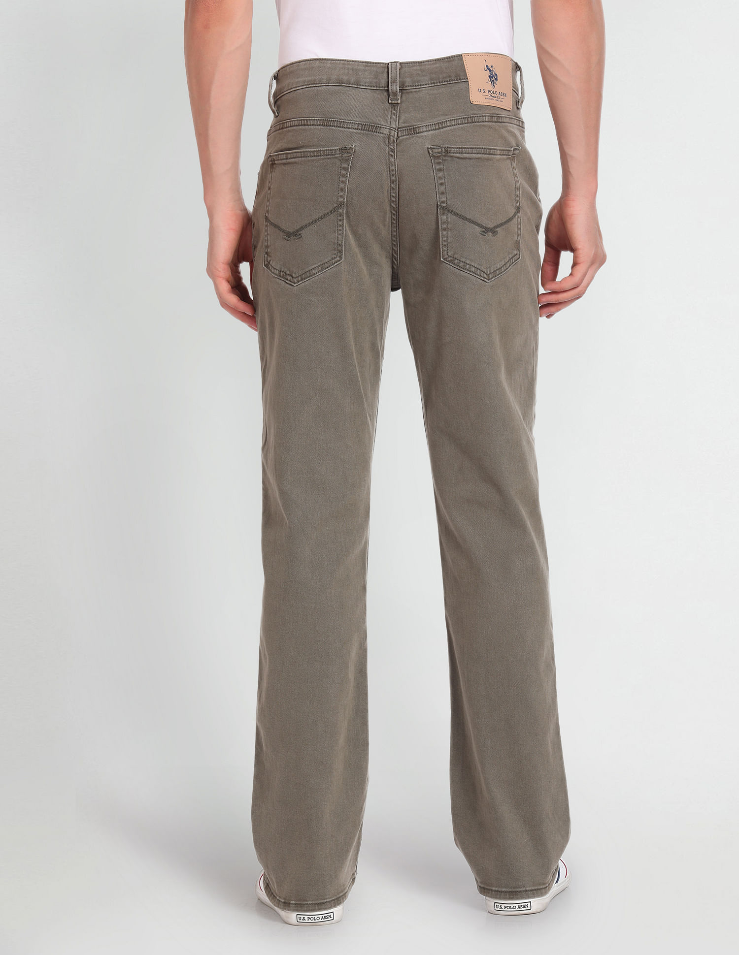 U.S. Polo Assn. Denim Co. Connor Bootcut Fit Brown Jeans