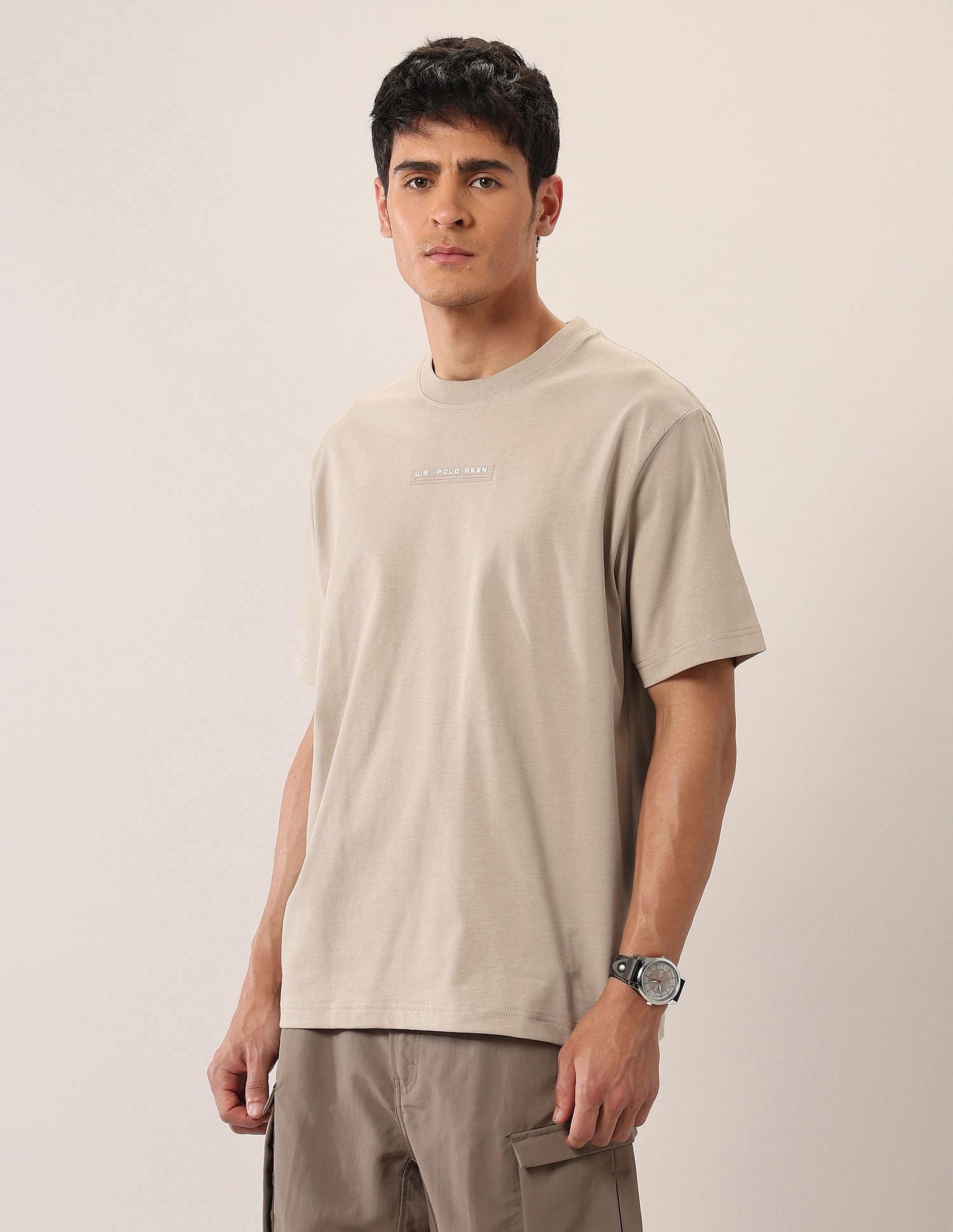 U.S. Polo Assn. Denim Co. Oversized Fit Pure Cotton T-Shirt