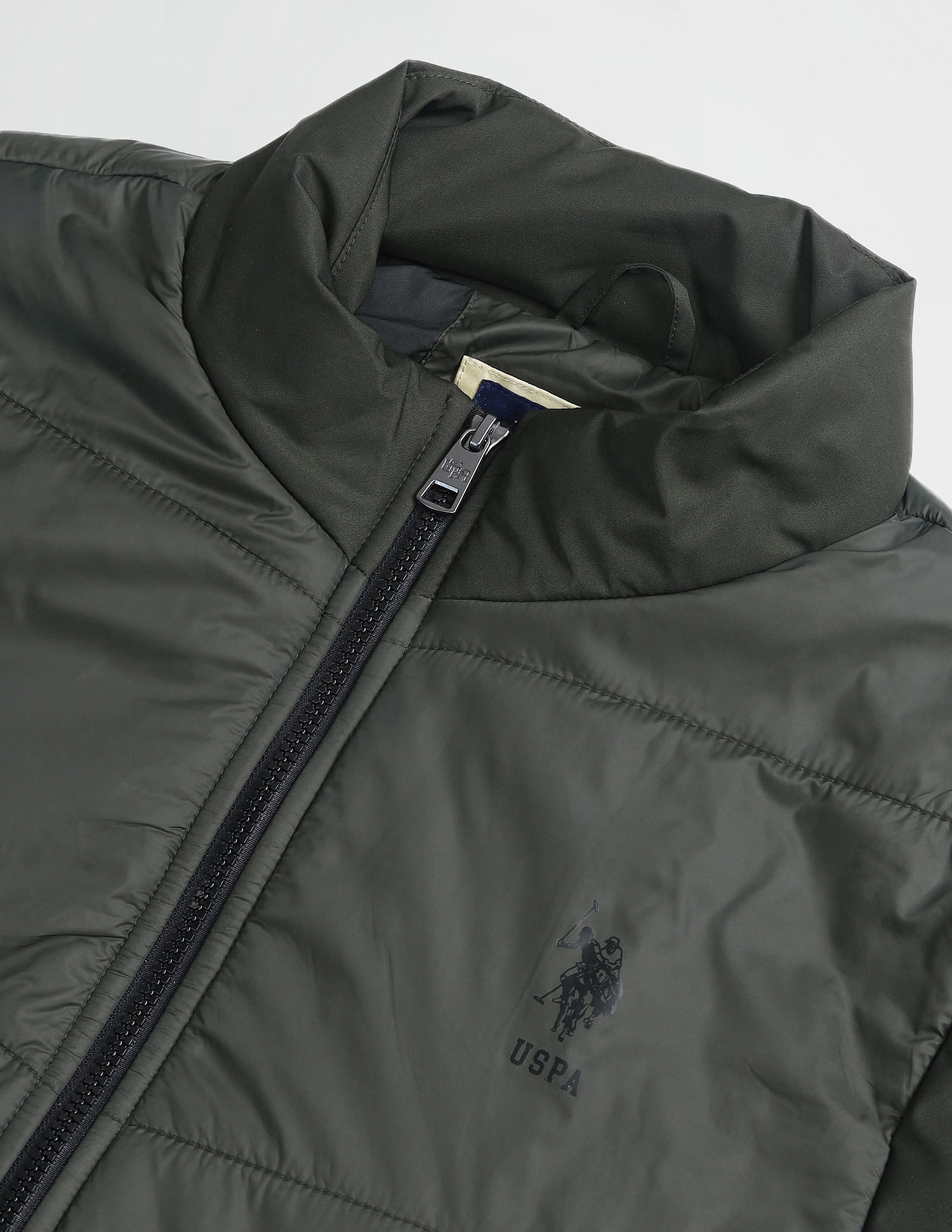 U.S. Polo Assn. Denim Co. Regular Fit Solid Padded Jacket