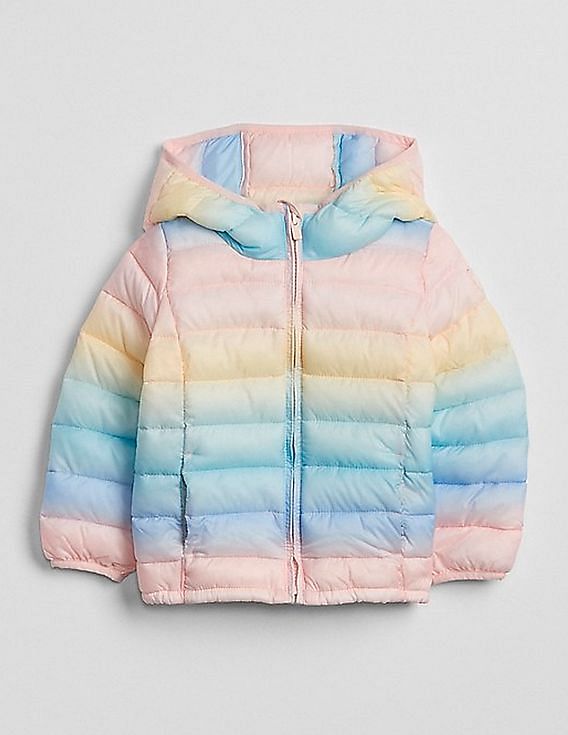 gap rainbow coat