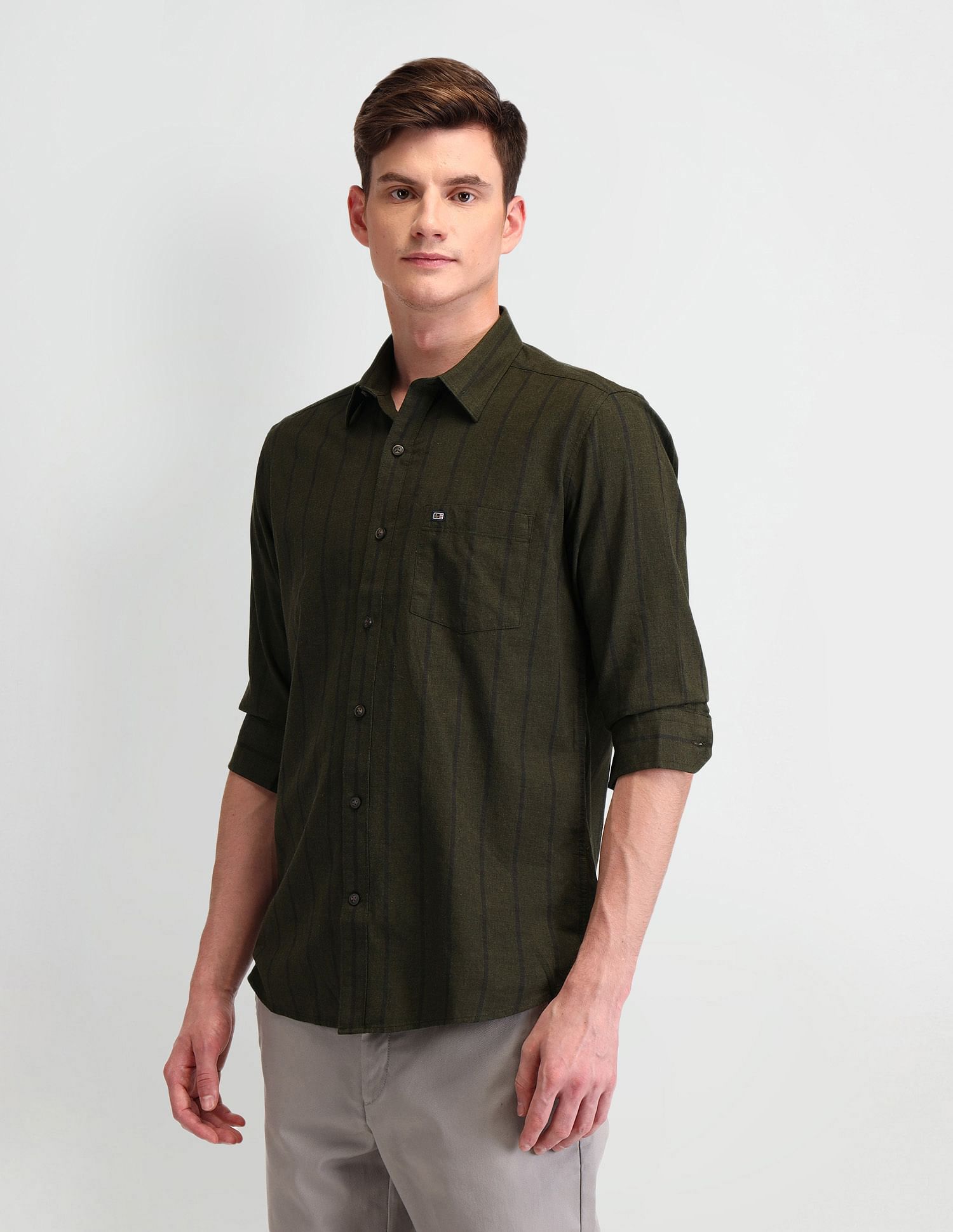 Arrow Sport Slim Fit Cotton Shirt