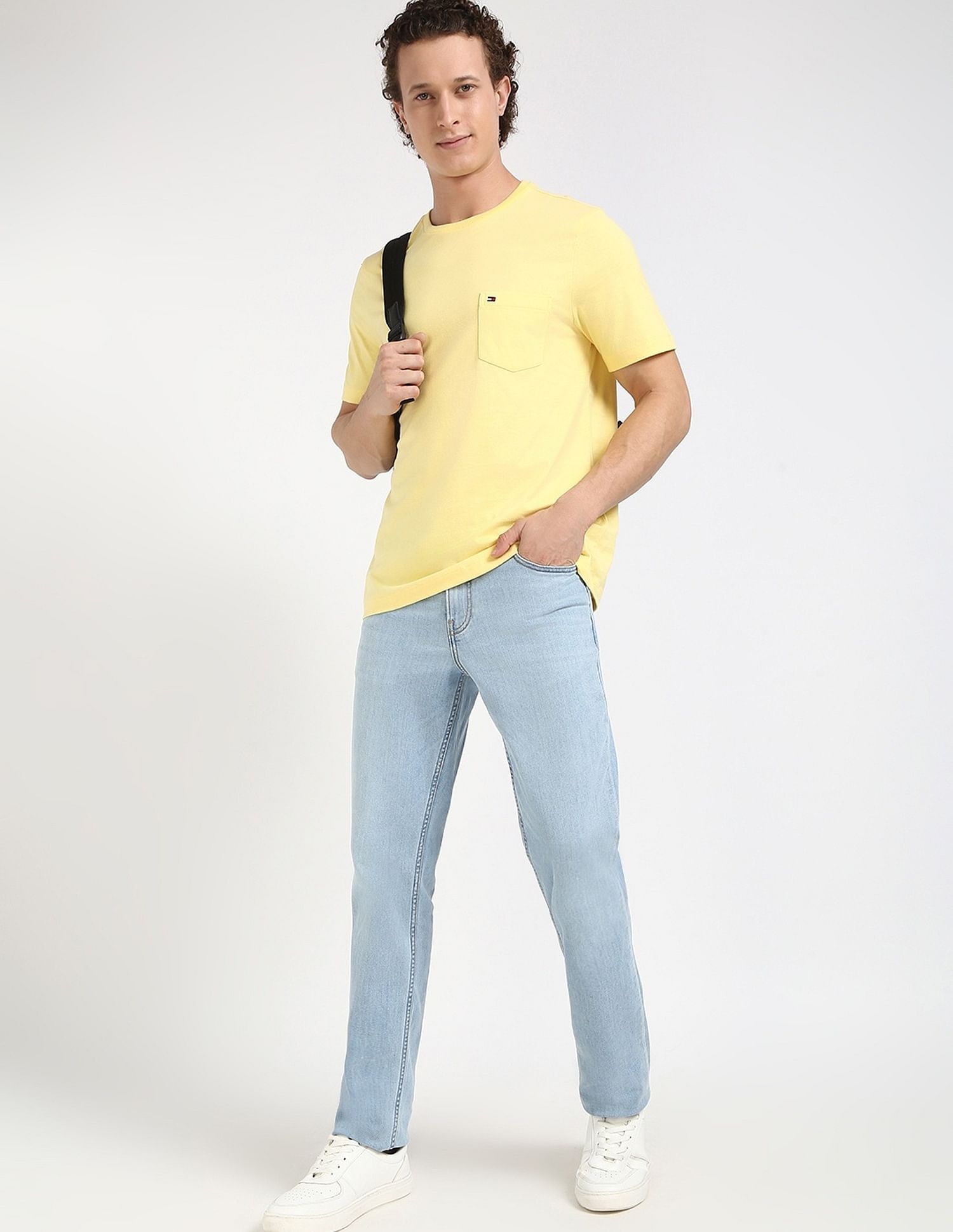 Tommy Hilfiger Solid Regular-Fit Cotton T-Shirt
