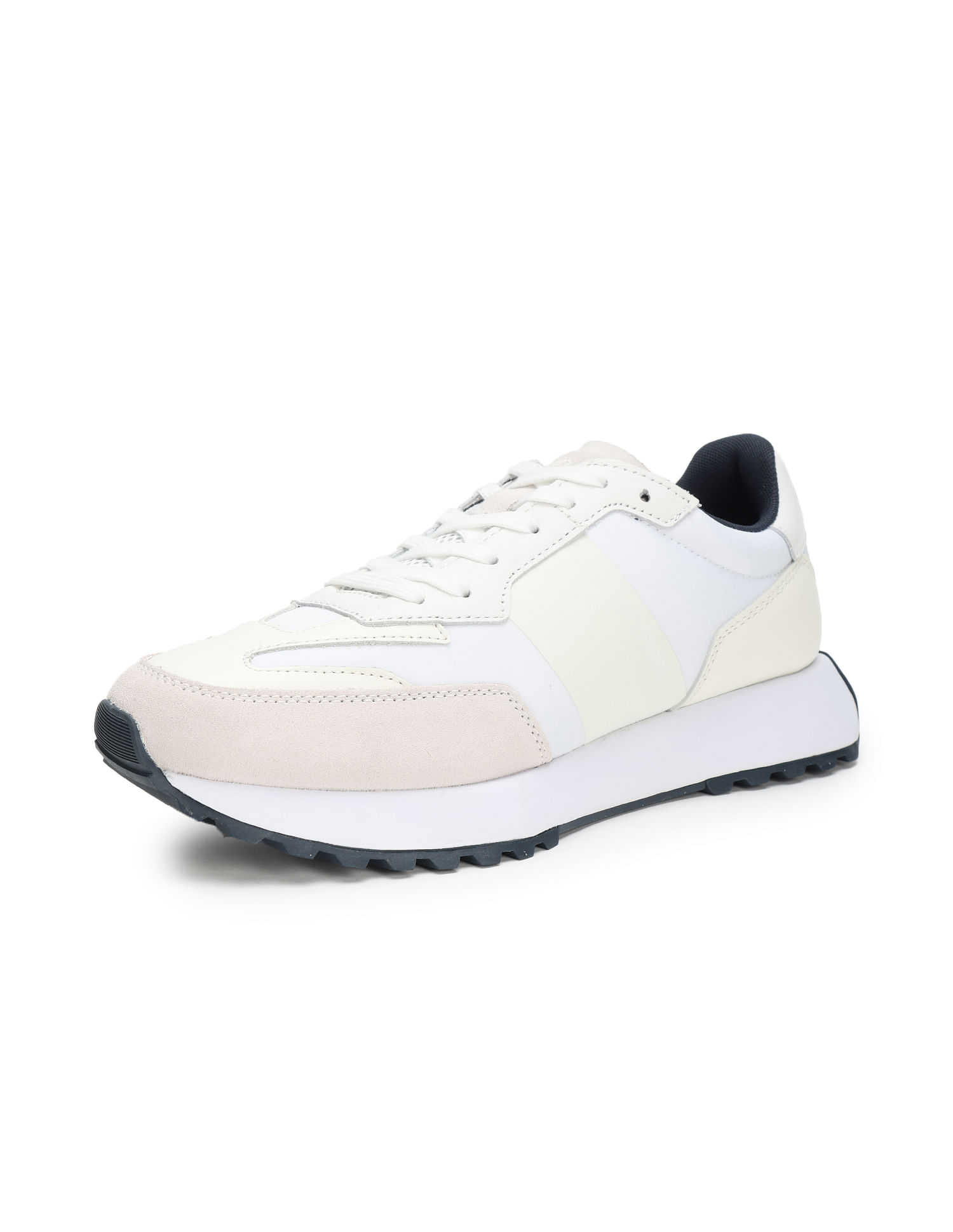 Calvin Klein Men Leather Low Top Sneakers