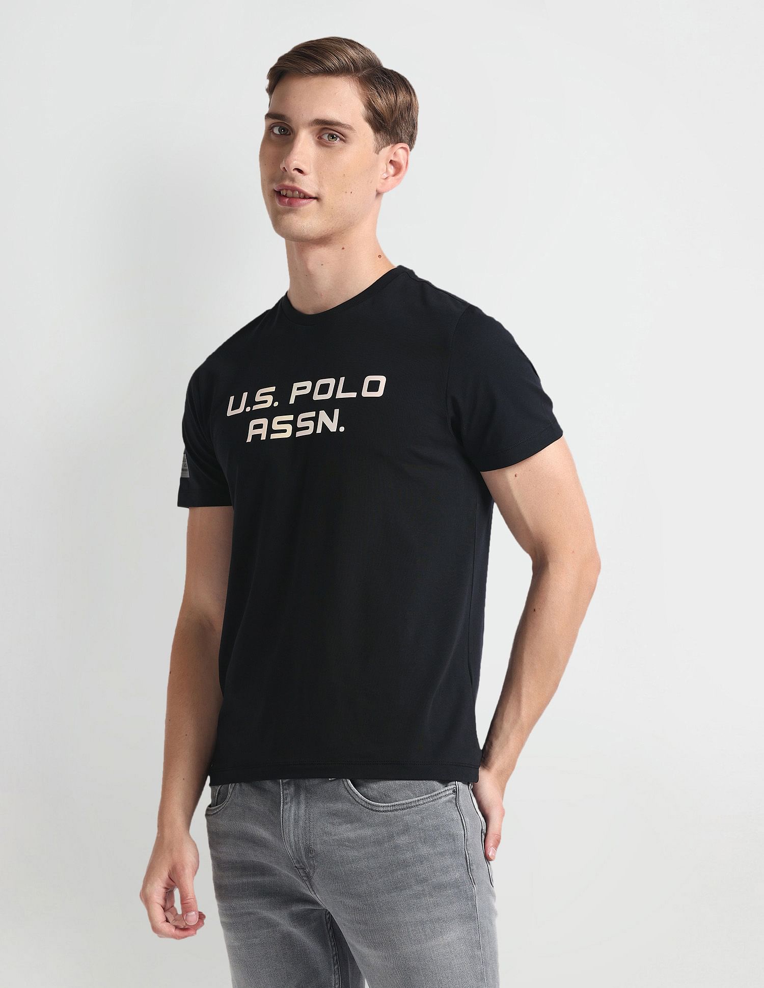 U.S. Polo Assn. Denim Co. Brand Print Muscle Fit T-Shirt