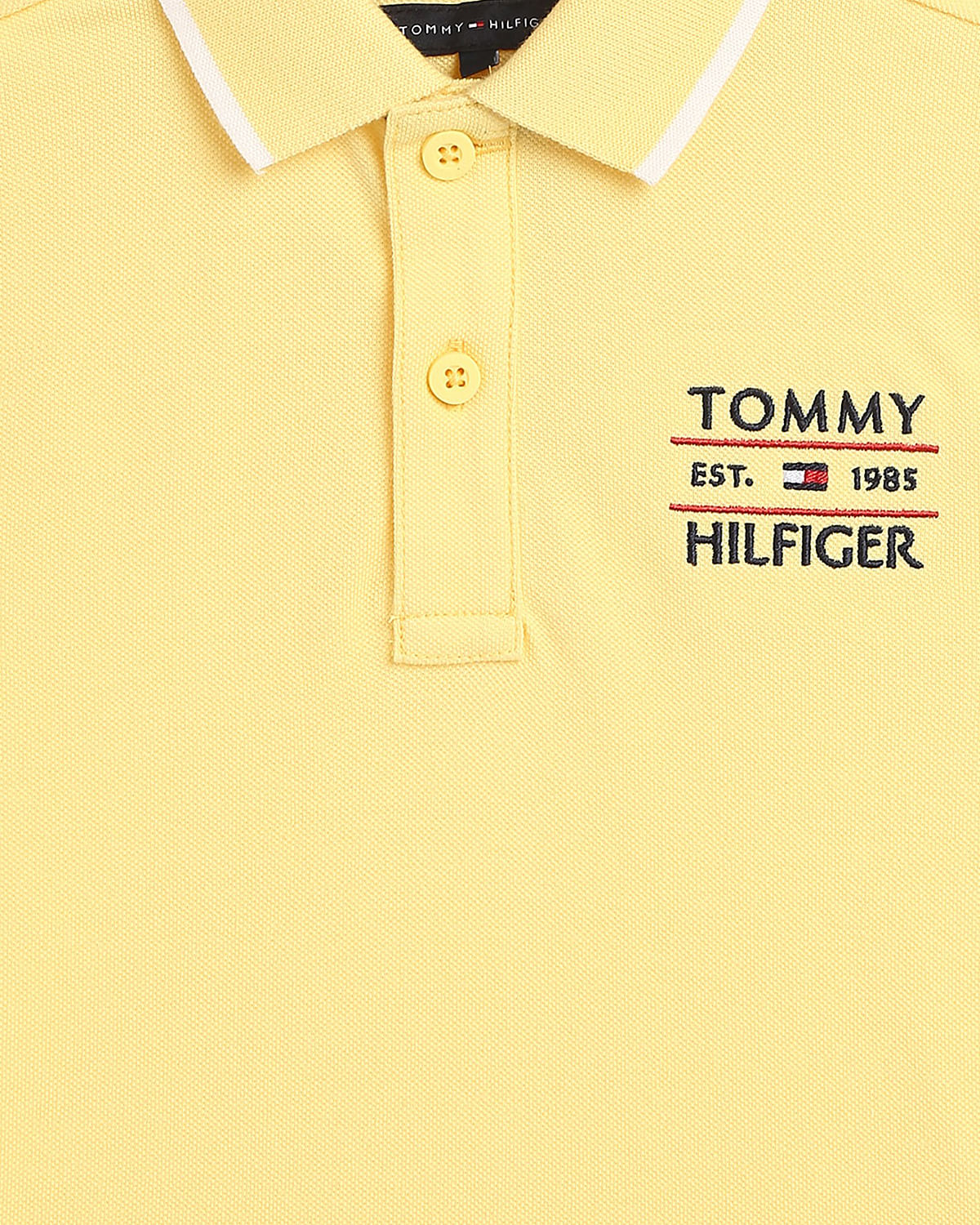 Tommy Hilfiger Kids Printed Regular Fit Polo T-Shirt