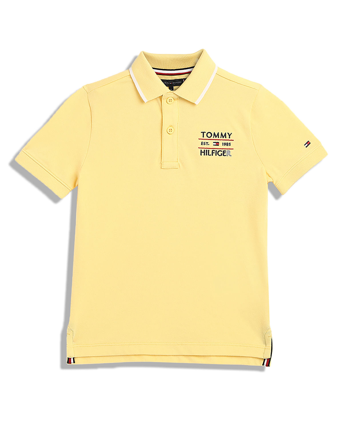 Tommy Hilfiger Kids Printed Regular Fit Polo T-Shirt