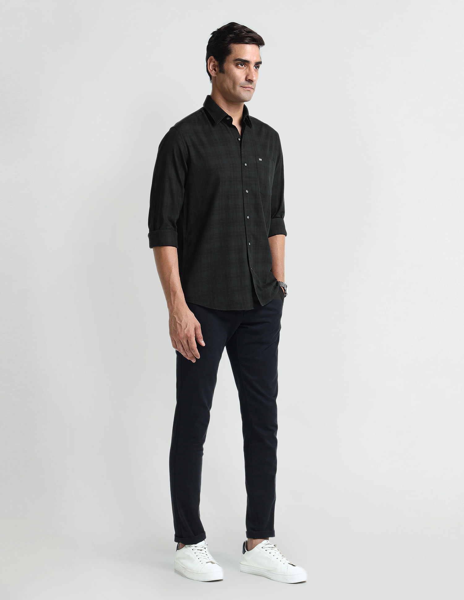 Arrow Sport Tartan Check Cotton Shirt
