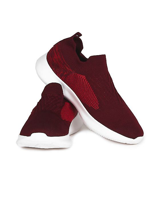 Flying Machine Men Knit Upper Lumin Slip On Shoes