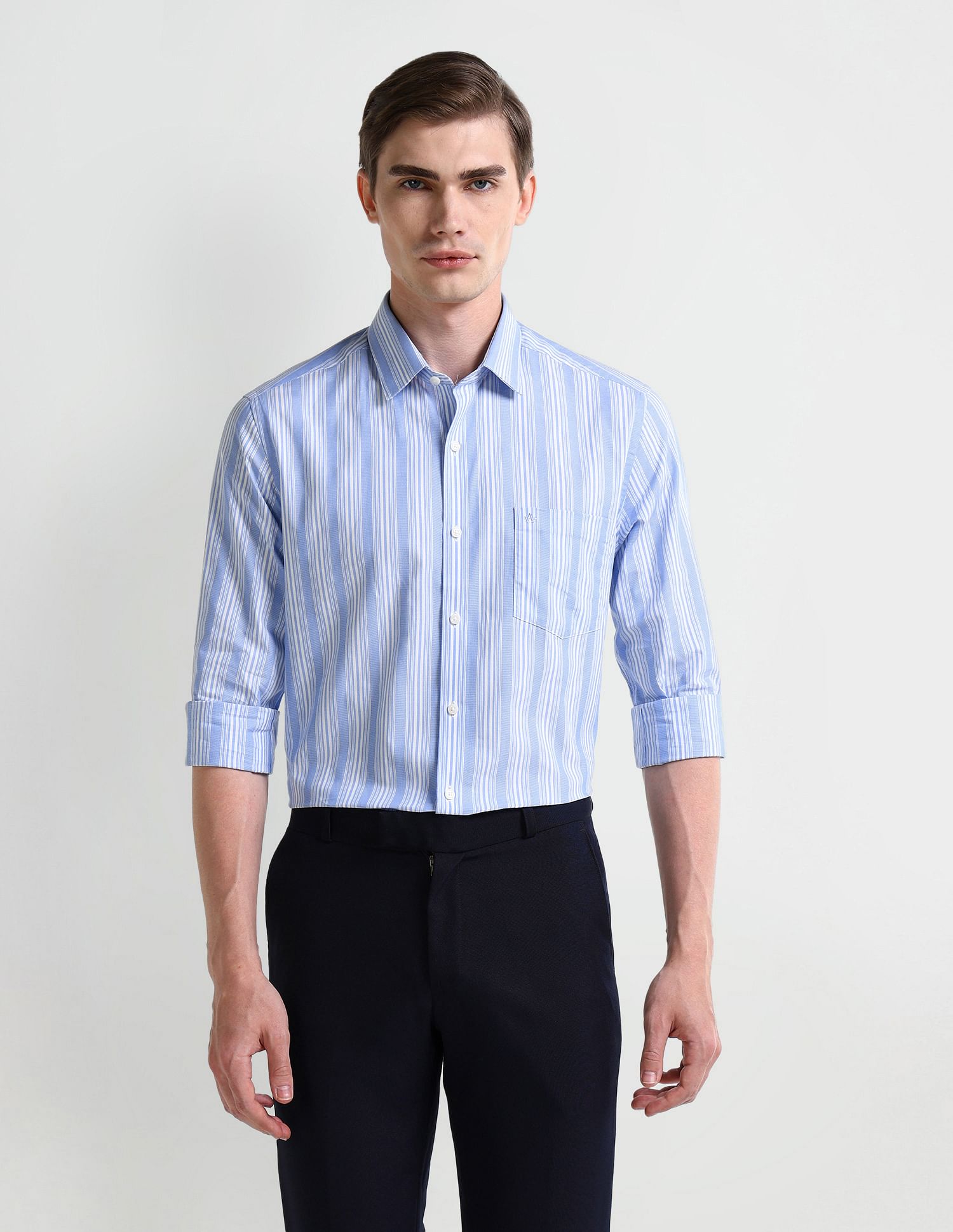 Arrow Manhattan Slim Cotton Shirt
