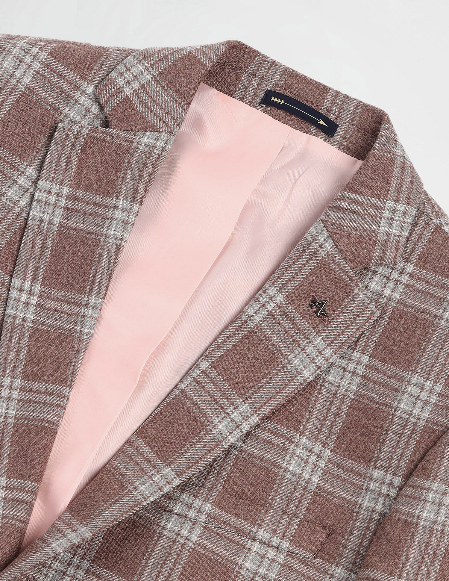 Arrow Checked Tailored Fit Tweed Blazer