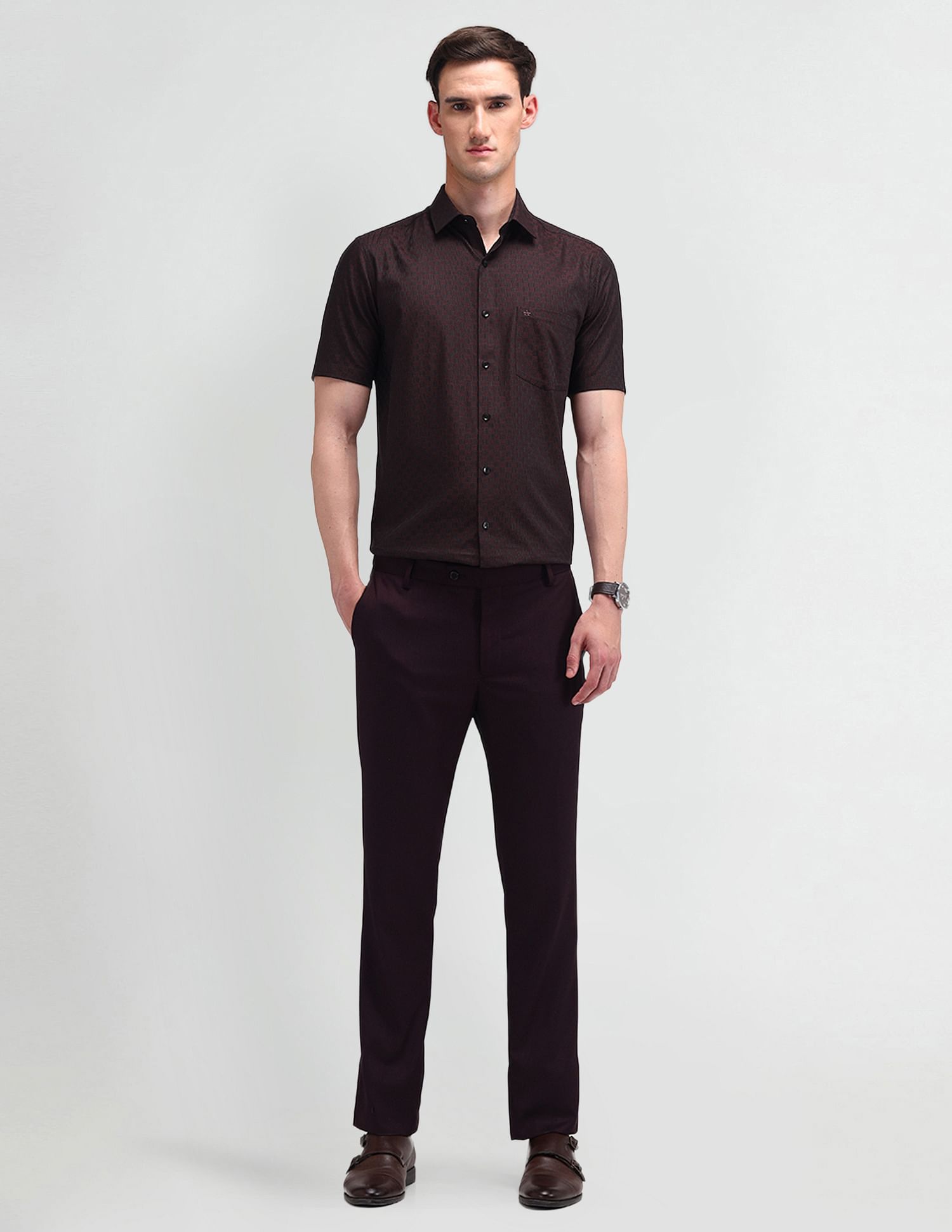 Arrow Liberty Classic Fit Textured Shirt