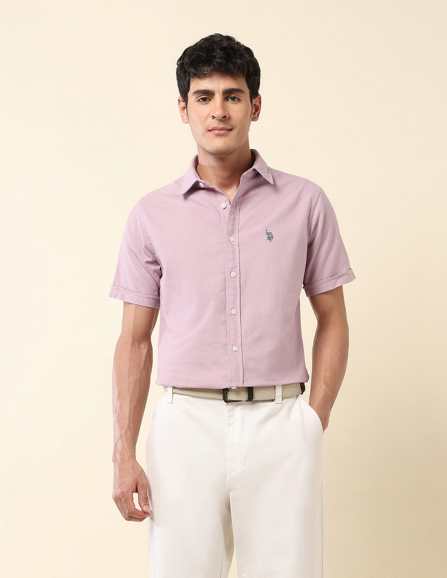 U.S. Polo Assn. Tailored Fit Pure Cotton Oxford Shirt
