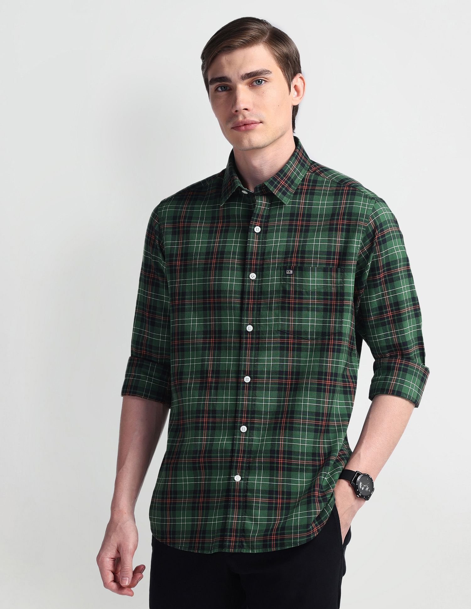 Arrow Sport Tartan Check Oxford Shirt