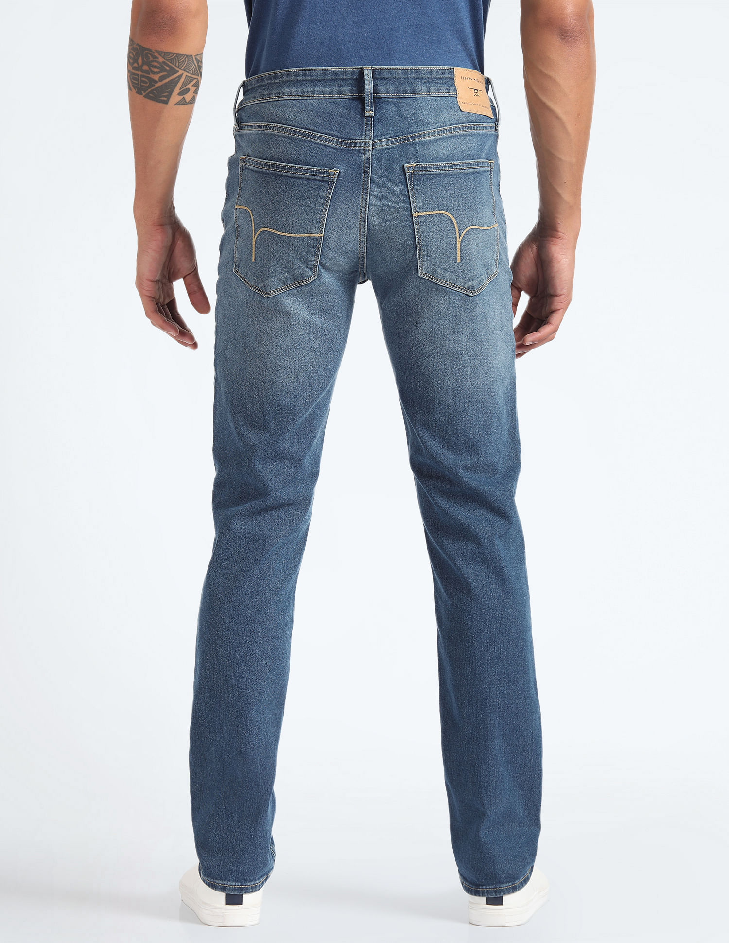 Flying Machine Mis Rise F-Jango Straight Fit Jeans