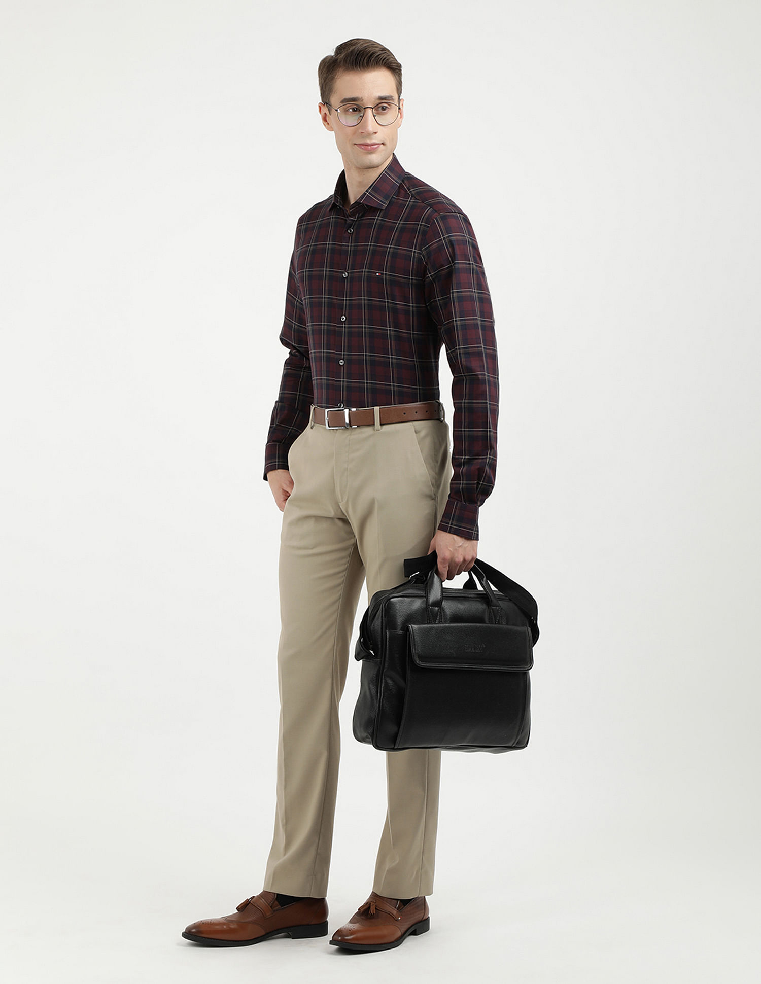 Tommy Hilfiger Dark Large Check Shirt