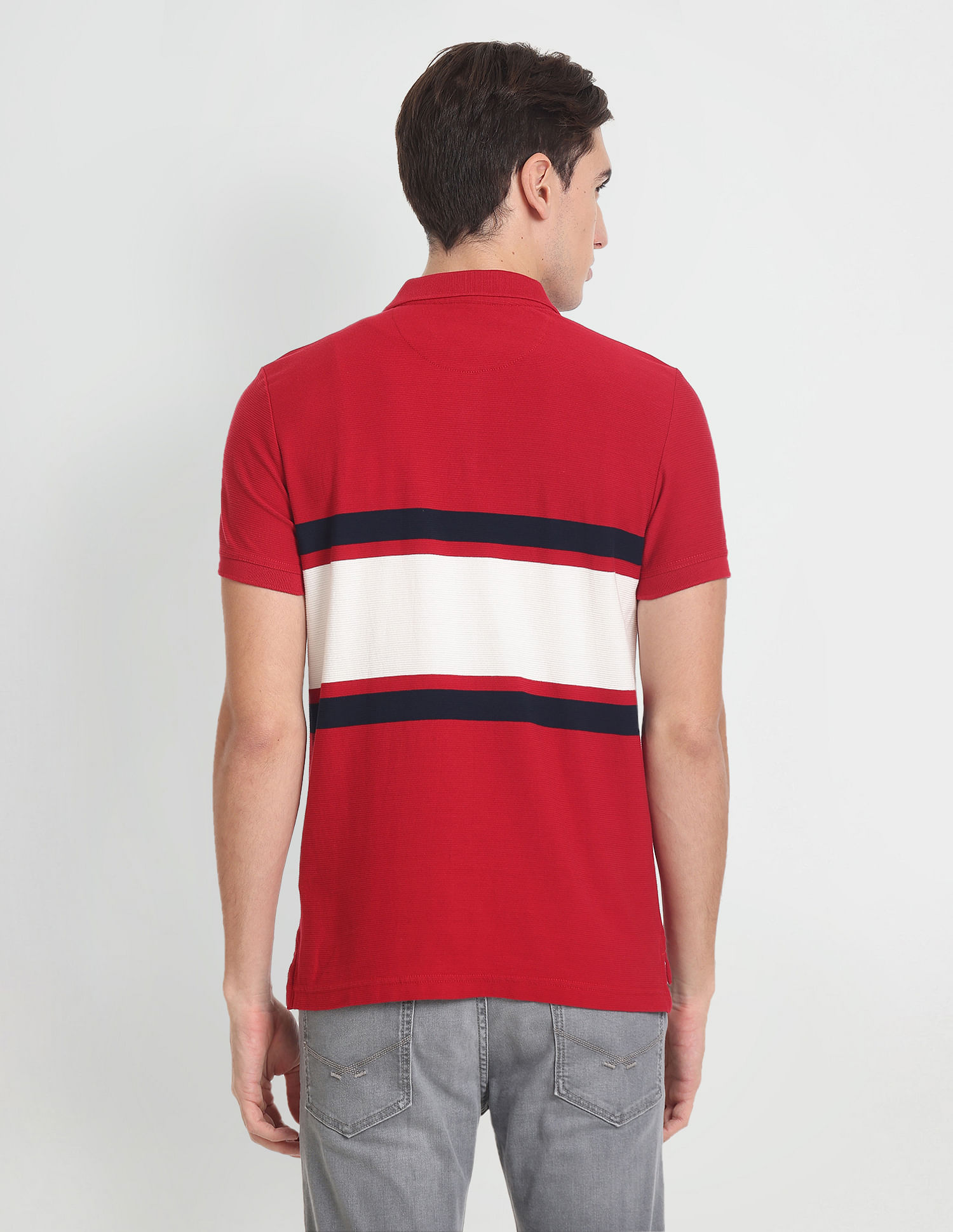 U.S. Polo Assn. Denim Co. Signature Stripe Cotton Polo Shirt