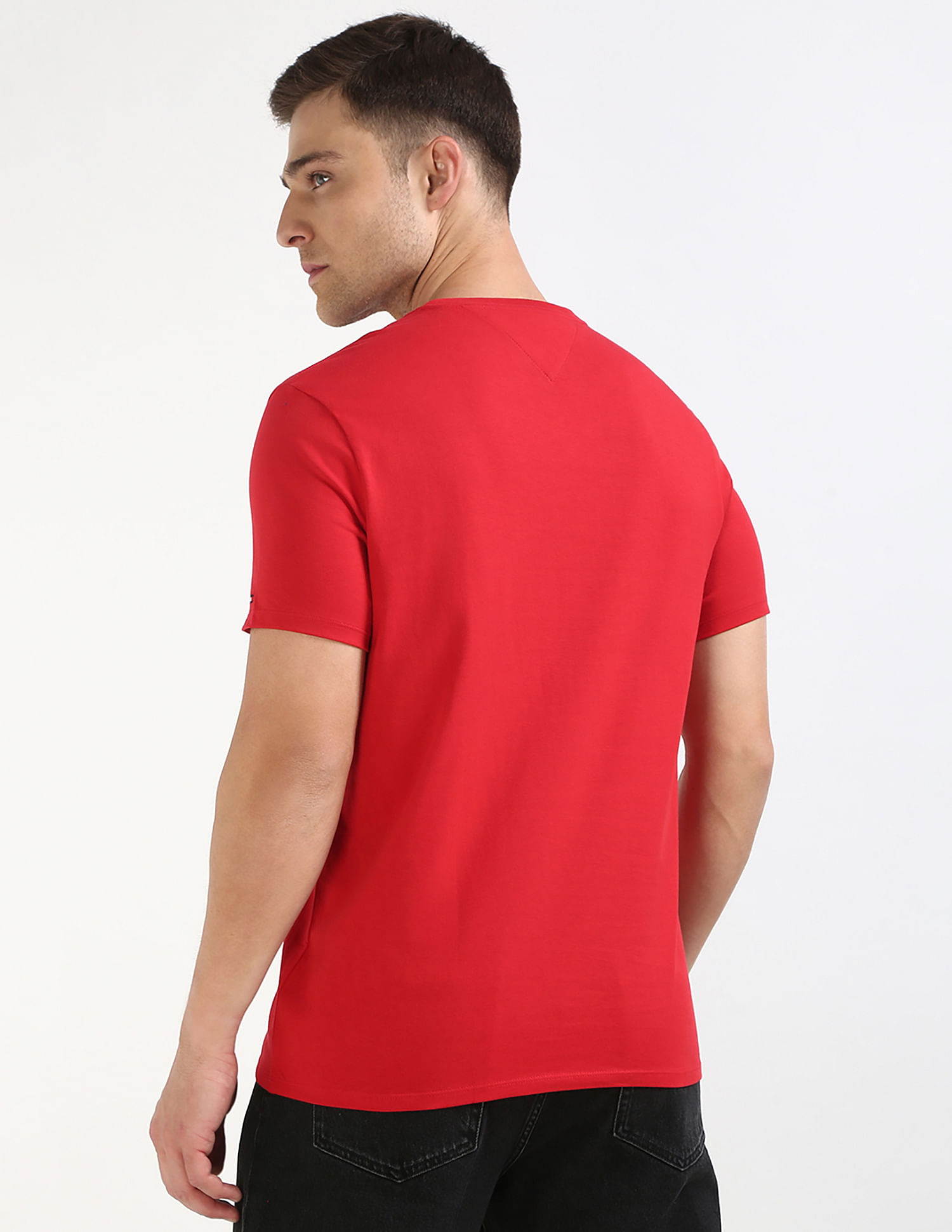 Tommy Hilfiger Embroidered Logo Regular-Fit Cotton T-Shirt