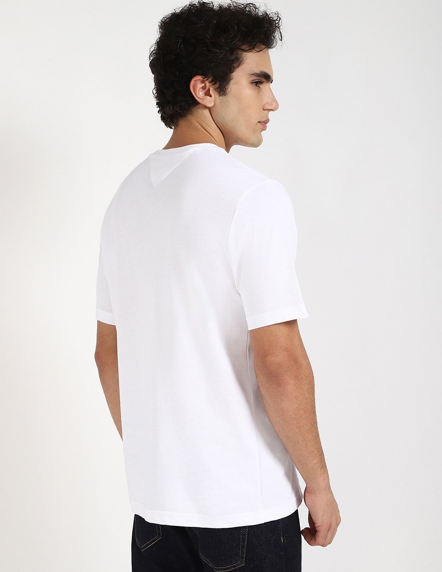 Tommy Hilfiger Embroidered Logo Regular-Fit Cotton T-Shirt