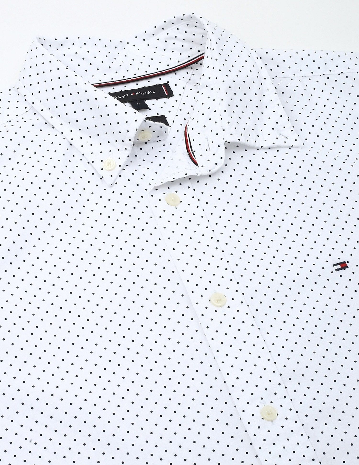 Tommy Hilfiger Printed Regular-Fit Poplin Woven Shirt