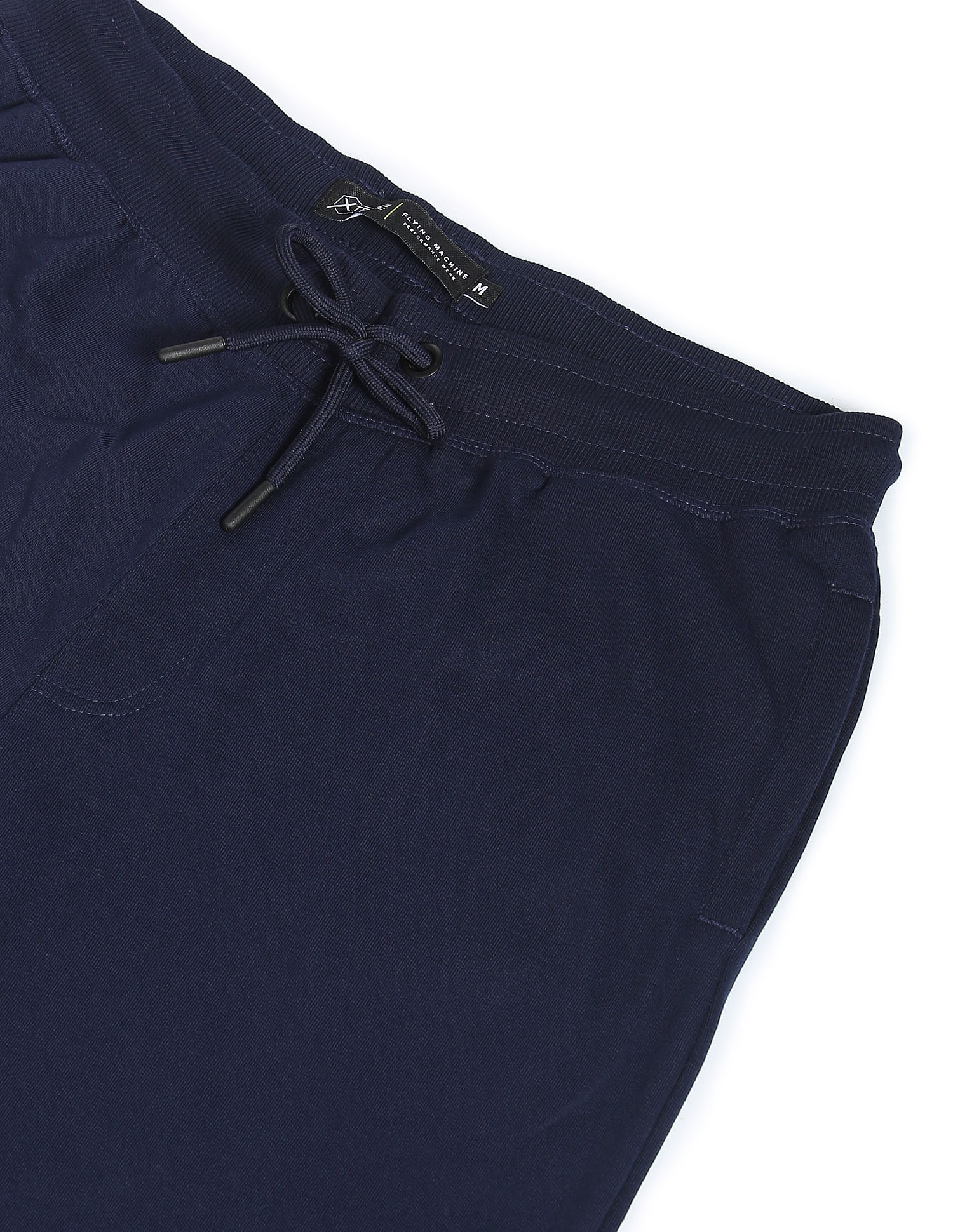 Flying Machine Mid Rise Brand Print Joggers