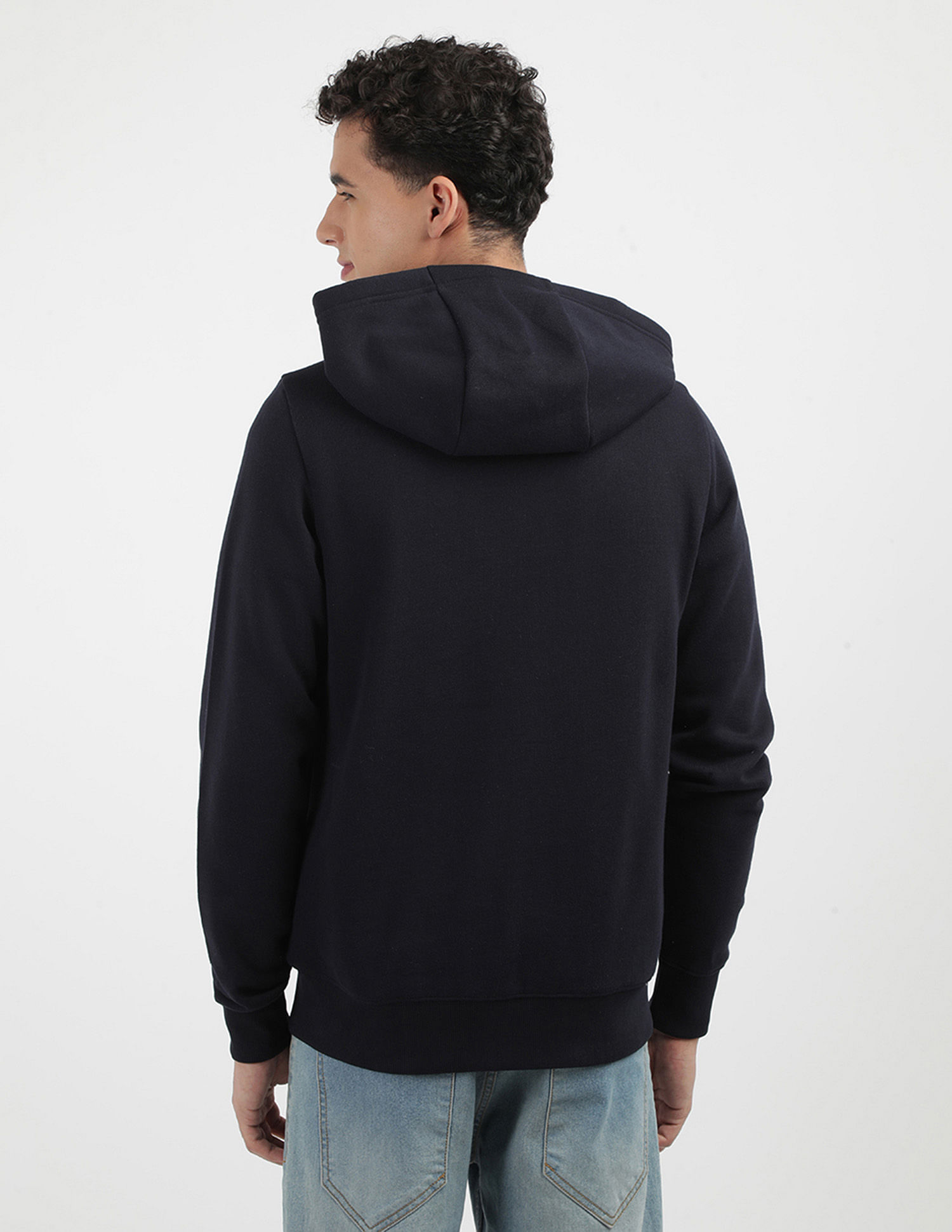 Tommy Hilfiger Solid Logo Hood Sweatshirt
