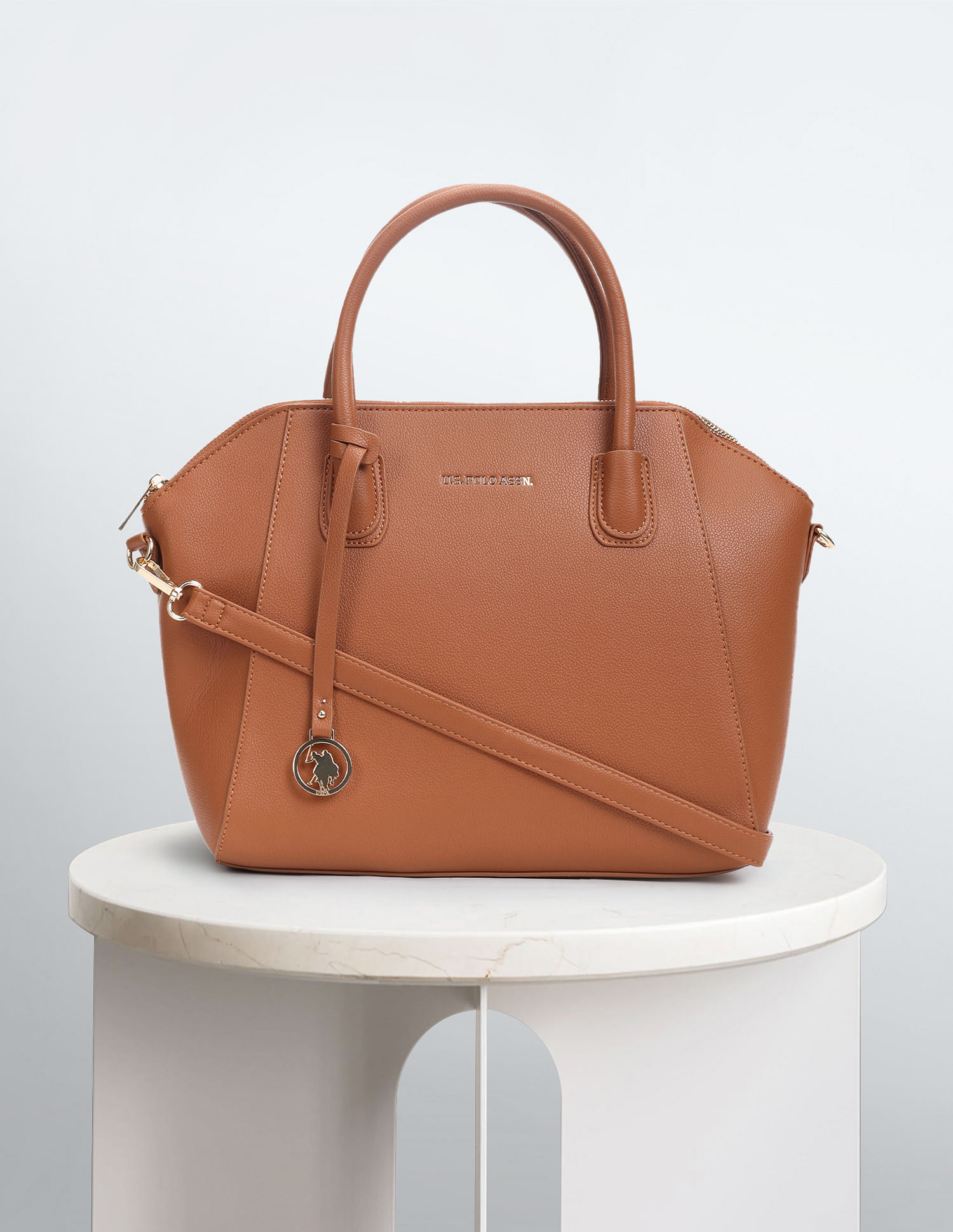 Buy U.S. Polo Assn. Women Detachable Strap Bowler Handbag - NNNOW.com