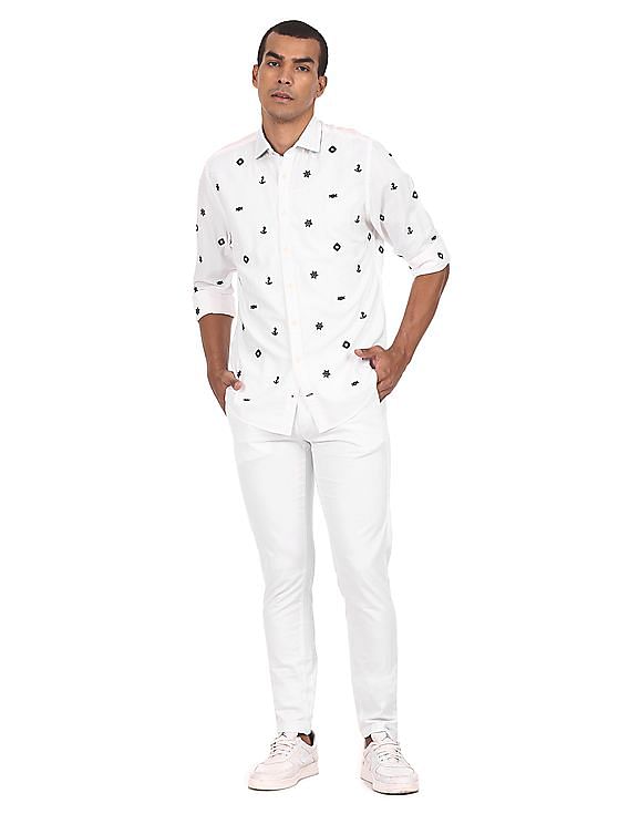 U.S. Polo Assn. Flat Front Solid Casual Trousers