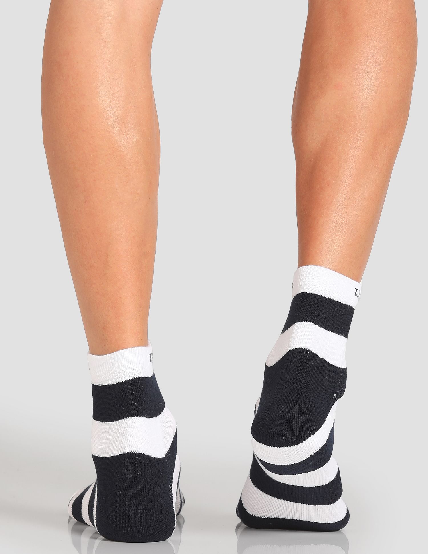 USPA Innerwear Ankle Length Terry Finish ES005 Socks - Pack Of 3