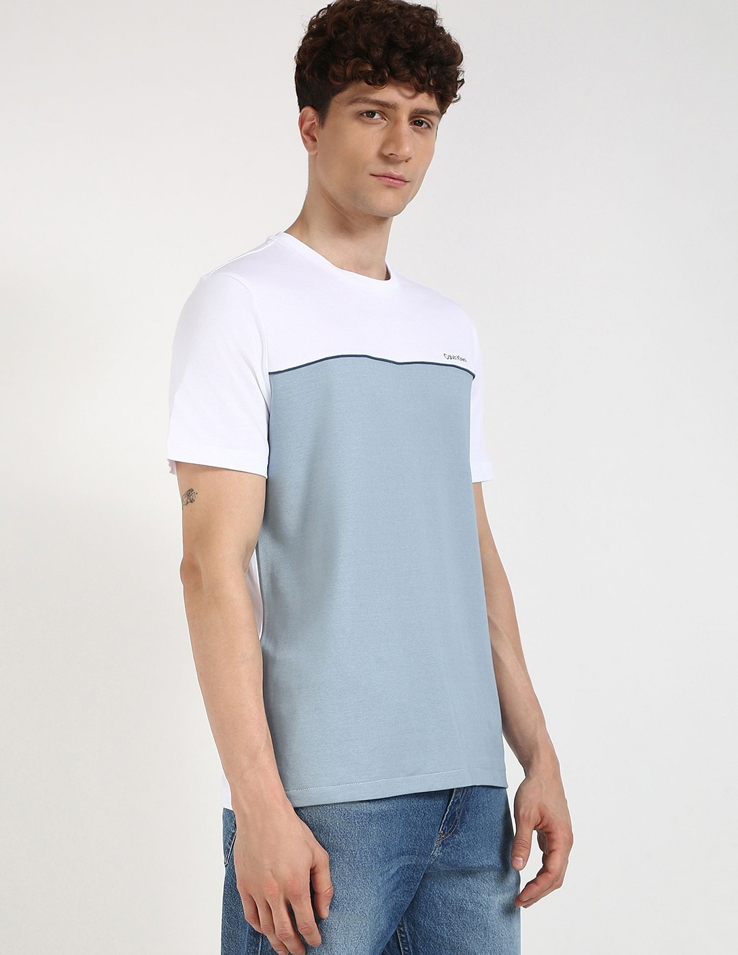Calvin Klein Jeans Mens Regular All-Over Printed T-Shirt
