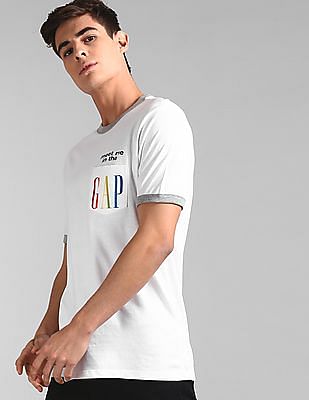 gap mens white t shirt