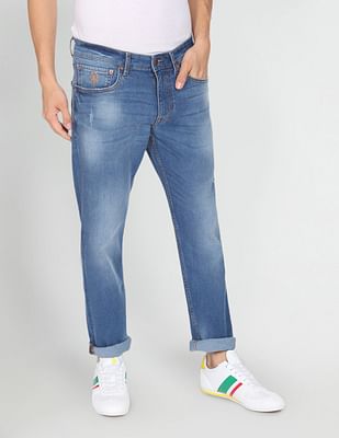 U S Polo Assn Denim Co Brandon Slim Tapered Fit Blue Jeans