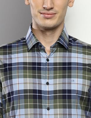 Buy Calvin Klein Plaid Check Twill Shirt - NNNOW.com