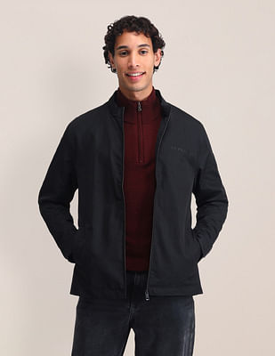 U S Polo Assn Regular Fit Solid Casual Jacket